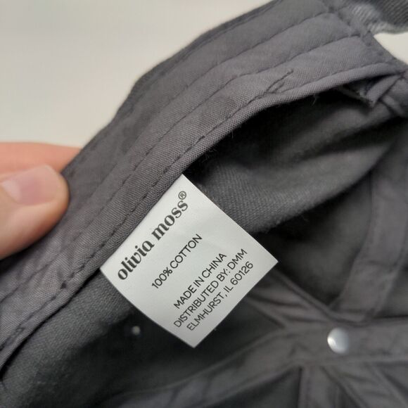 Plant Mom Slideback Hat Gray One Size Adjustable Embroidered 6 Panel Olivia Moss - Picture 8 of 8